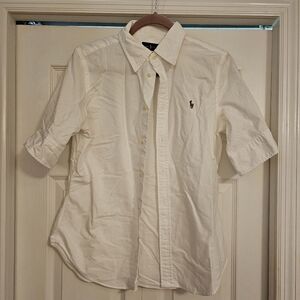 Polo Ralph Lauren White Button-Up Shirt